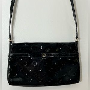 Like new Kate Spade black patent small shoulder bag